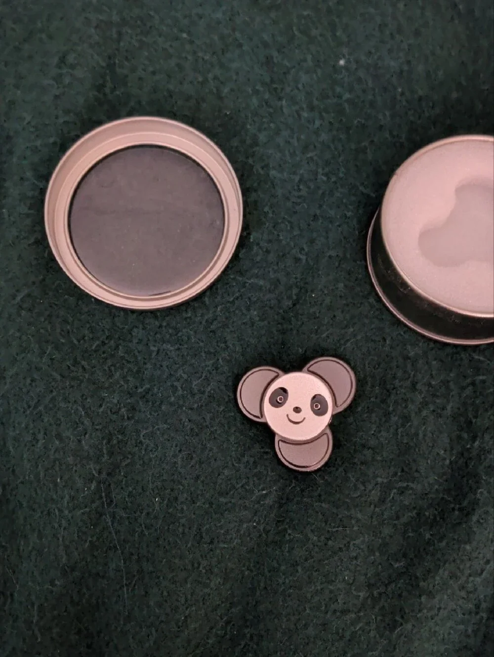 Gray Panda Silicone Bath Sponge for Kids - Gentle Cleansing